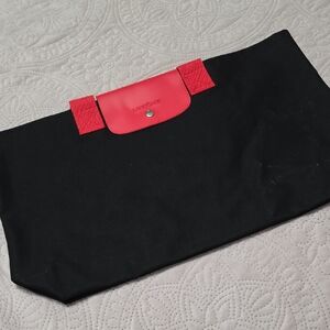 Lancome Tote in Black and Red